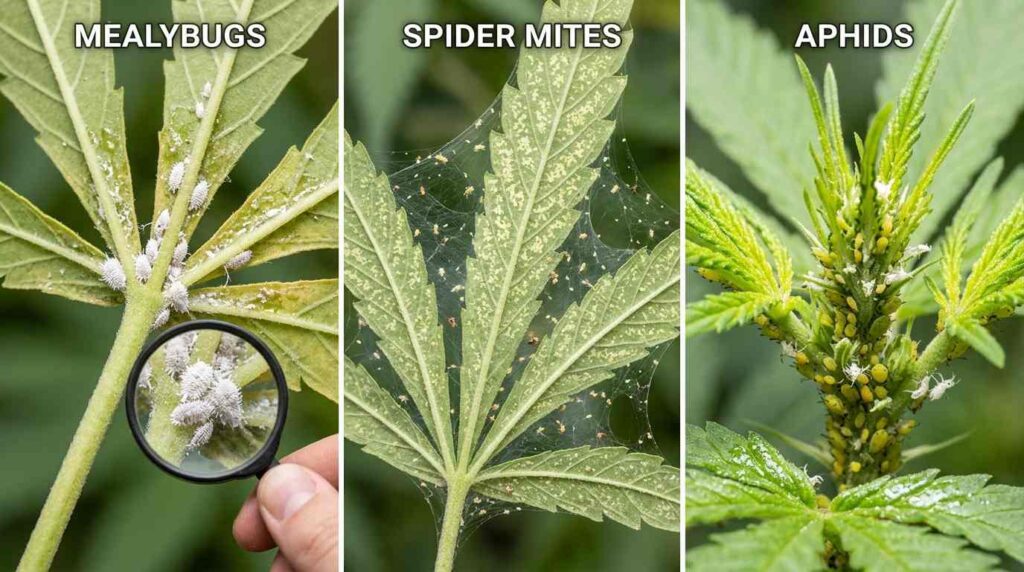 cannabis pest comparison mealybugs