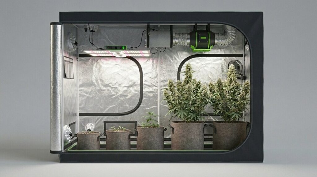 autoflowers being grown week by week