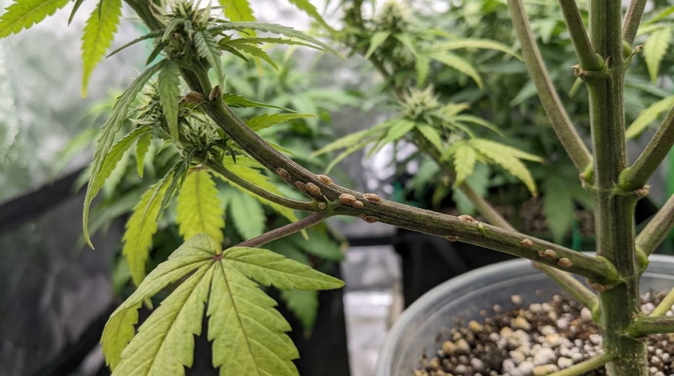 light scale infetation cannabis