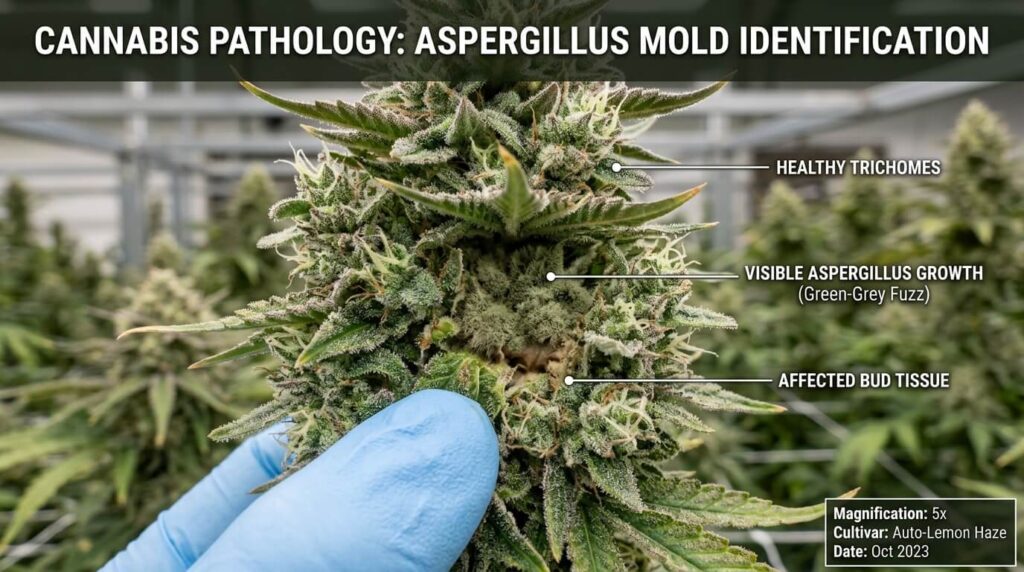 asergillus on cannabis