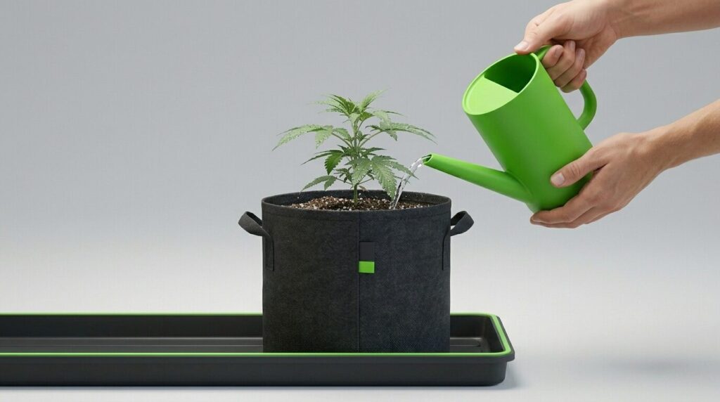 watering autoflower plants