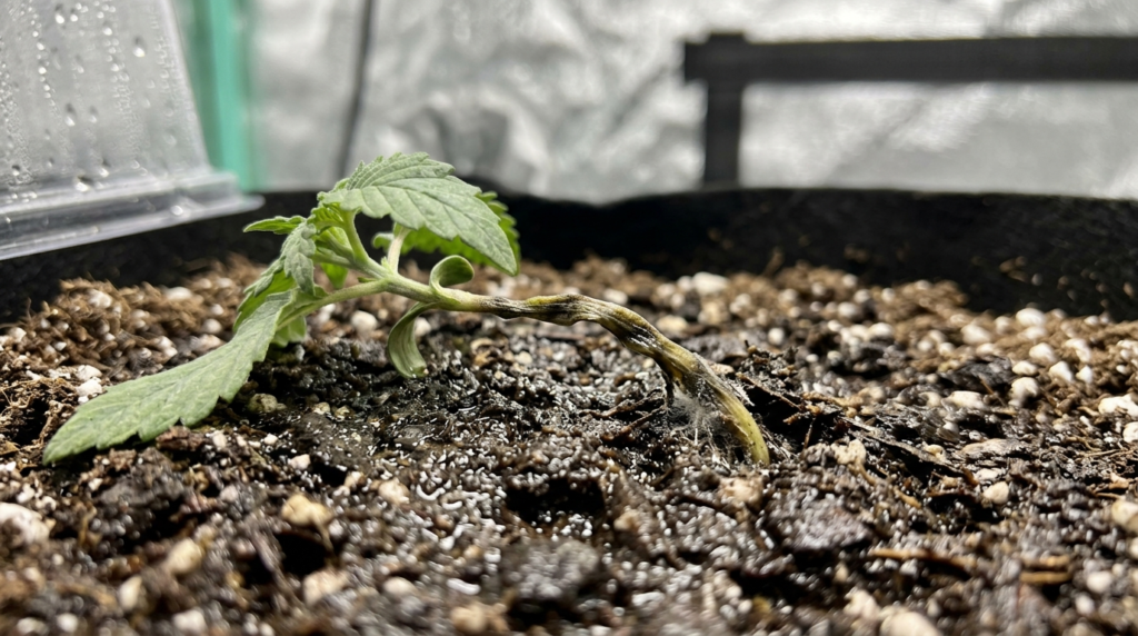 cannabis seedling damping off disease