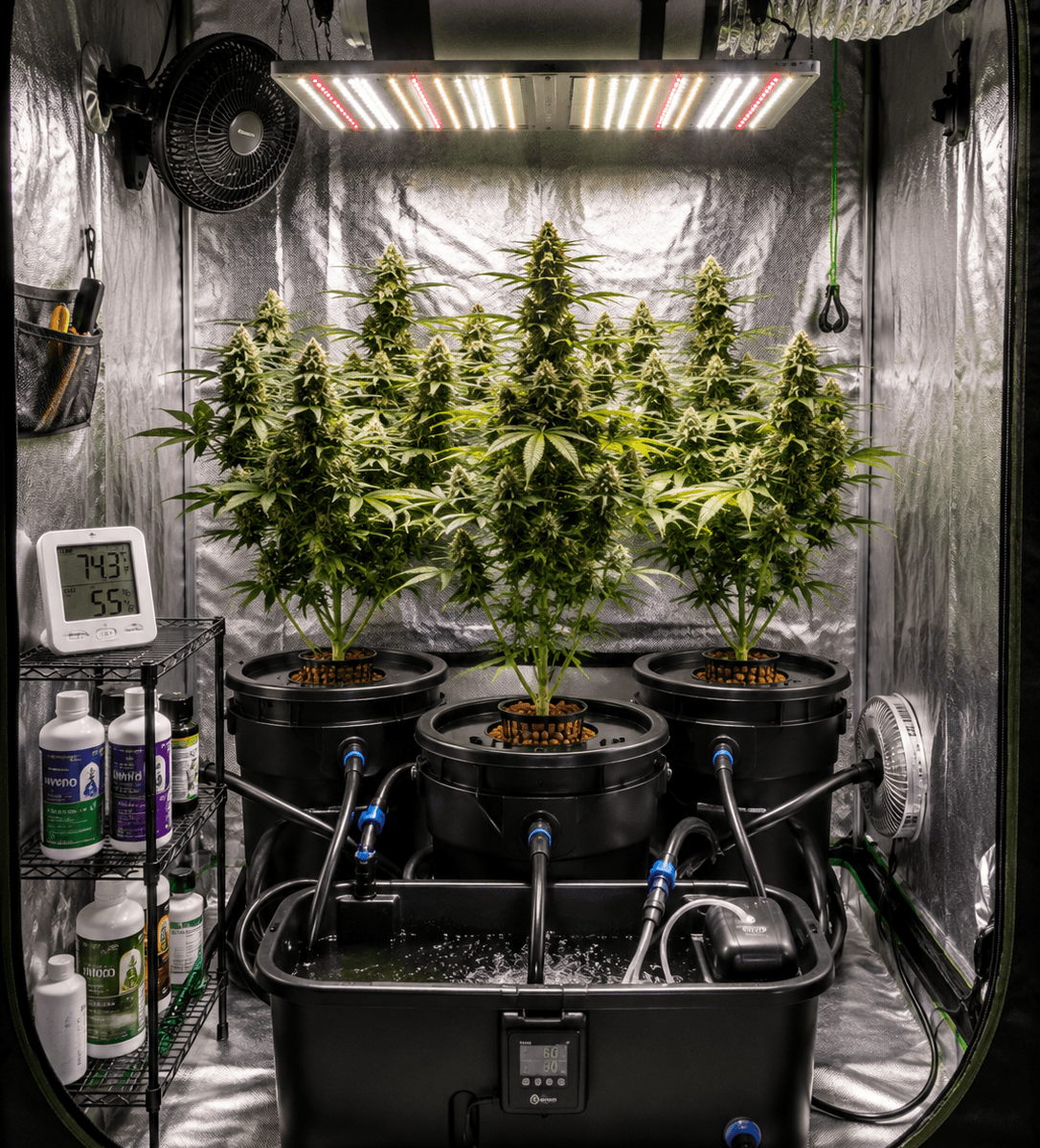 Hydropoinc Autoflower Grow Tent Setup