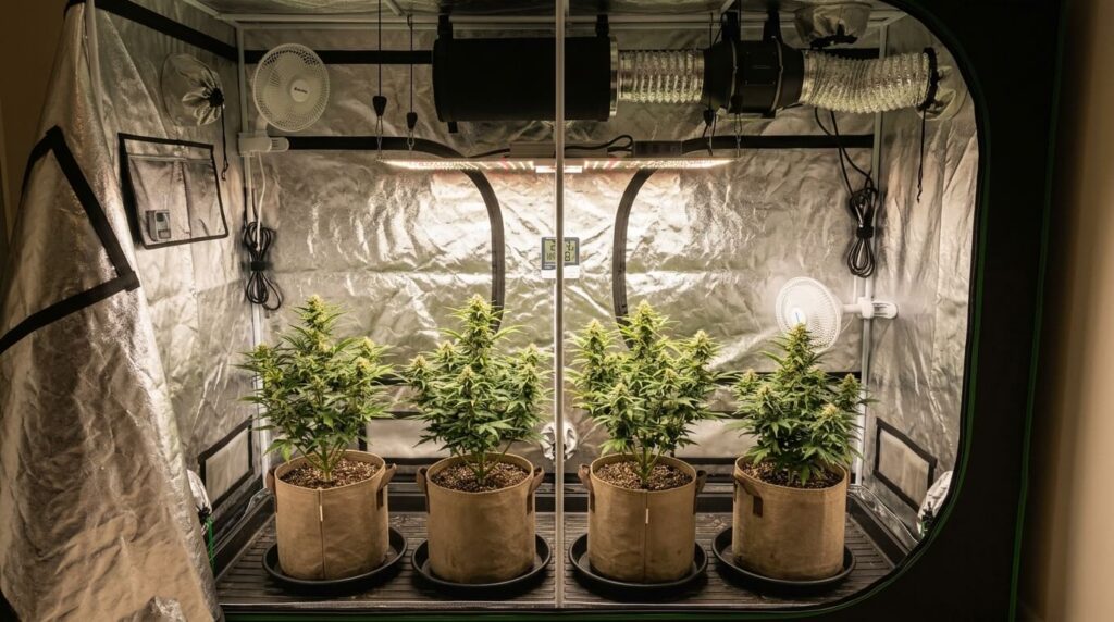 Proper airflow and ventilation for preventing powdery mildew on autoflowers