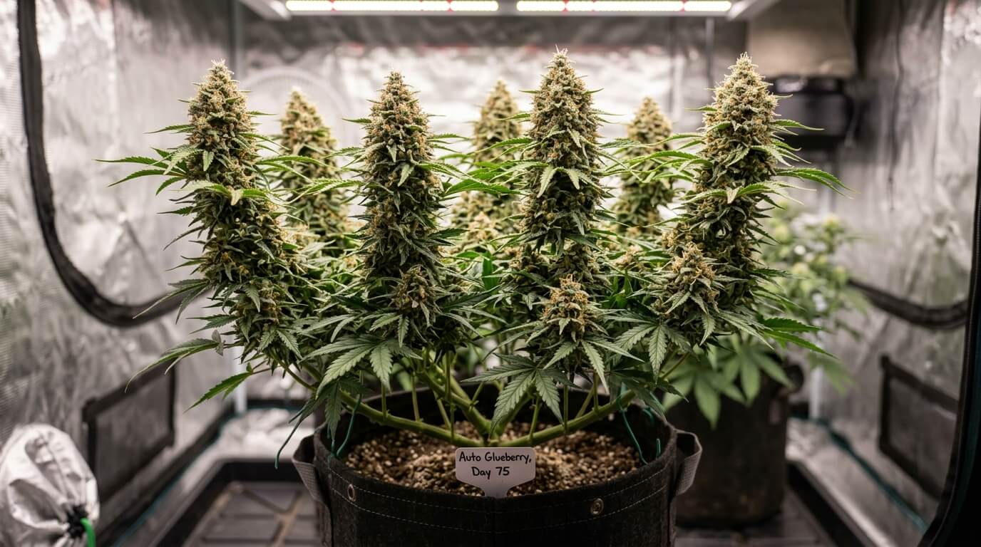 trained lst autoflower plant